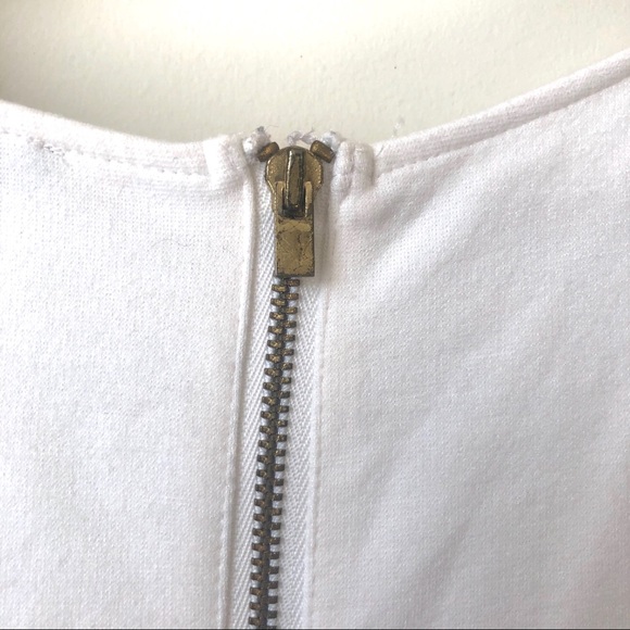 Express White Dress with Sheer Size 2 - Picture 8 of 9